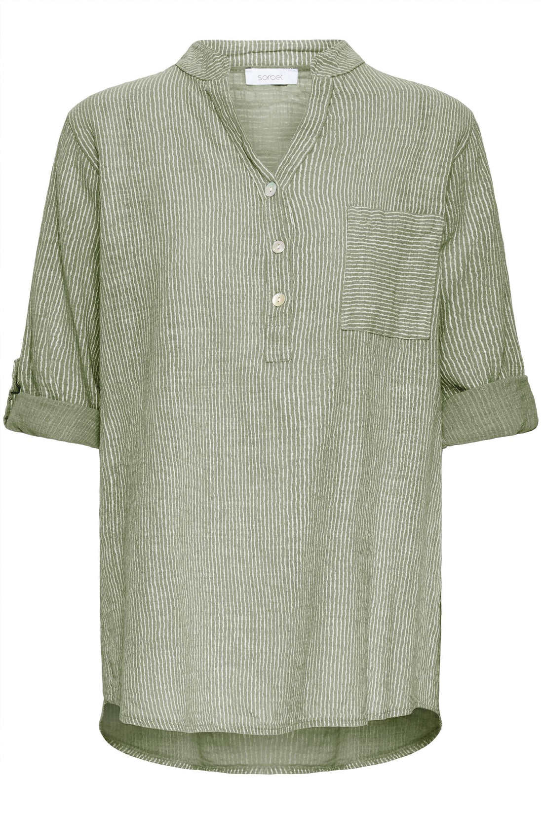 SBALEXA PS BLOUSE Grønn
