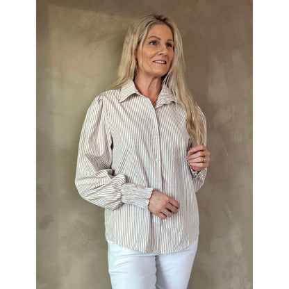 INGELA BLUSE Beige