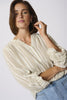 KAmilia Blouse Chalk / Chinchilla Stripe
