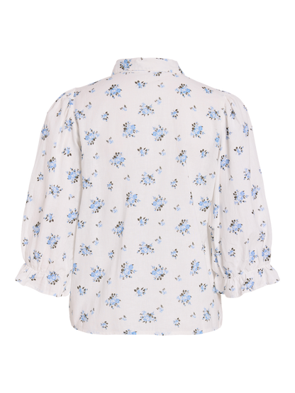 VIELLA MIA 3/4 SHIRT/LN Kentucky Blue