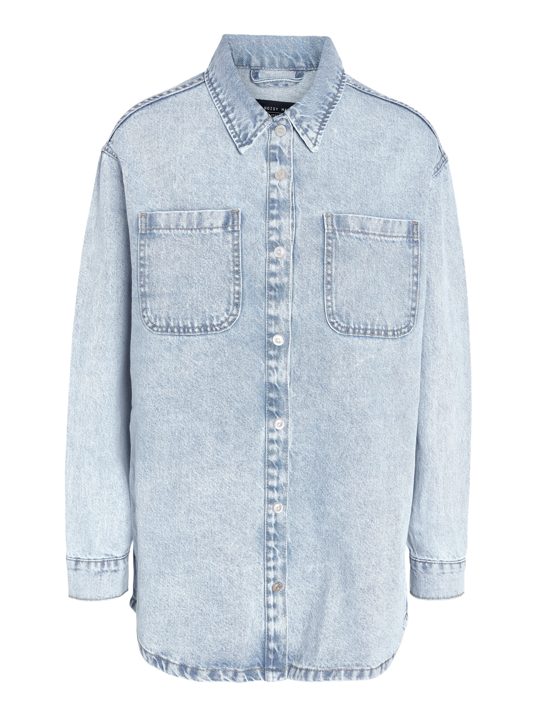 NMALVA L/S DENIM SHACKET AZ352LB NOOS Lyseblå