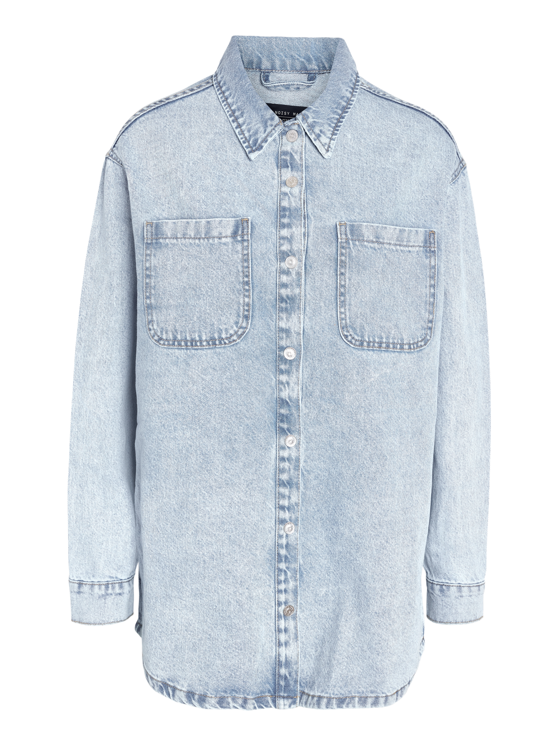 NMALVA L/S DENIM SHACKET AZ352LB NOOS Lyseblå