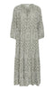 SBALEXA LACE LONG DRESS Grønn