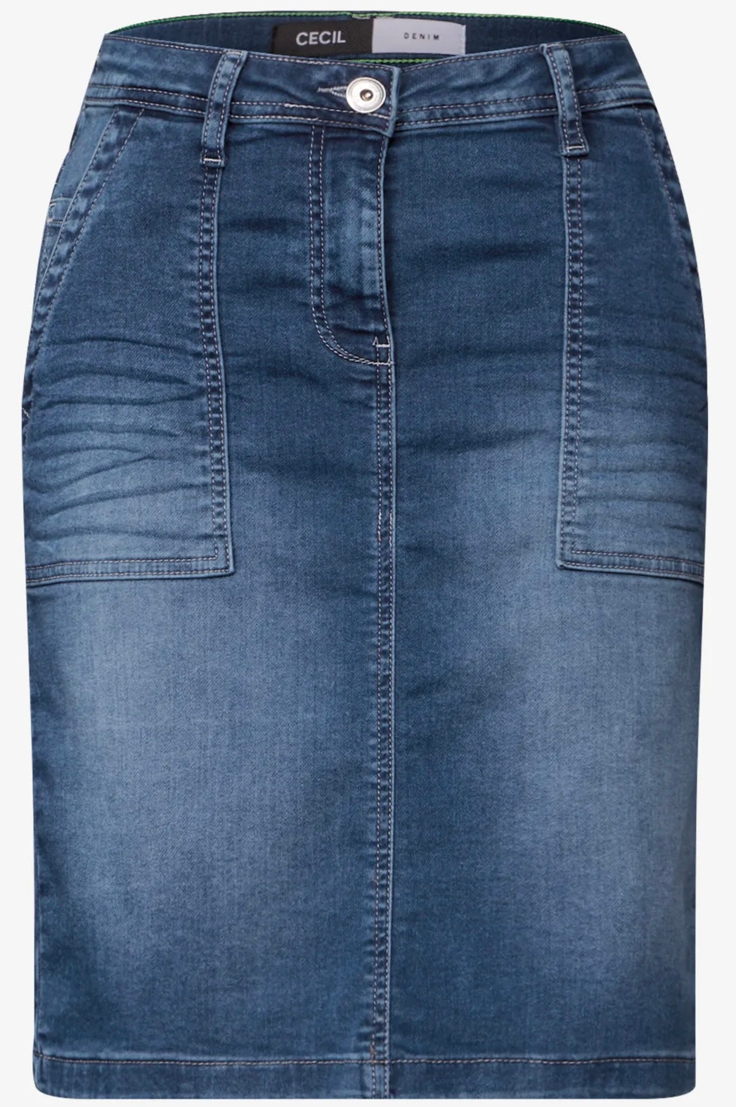 DENIM SKIRT JOG Blå