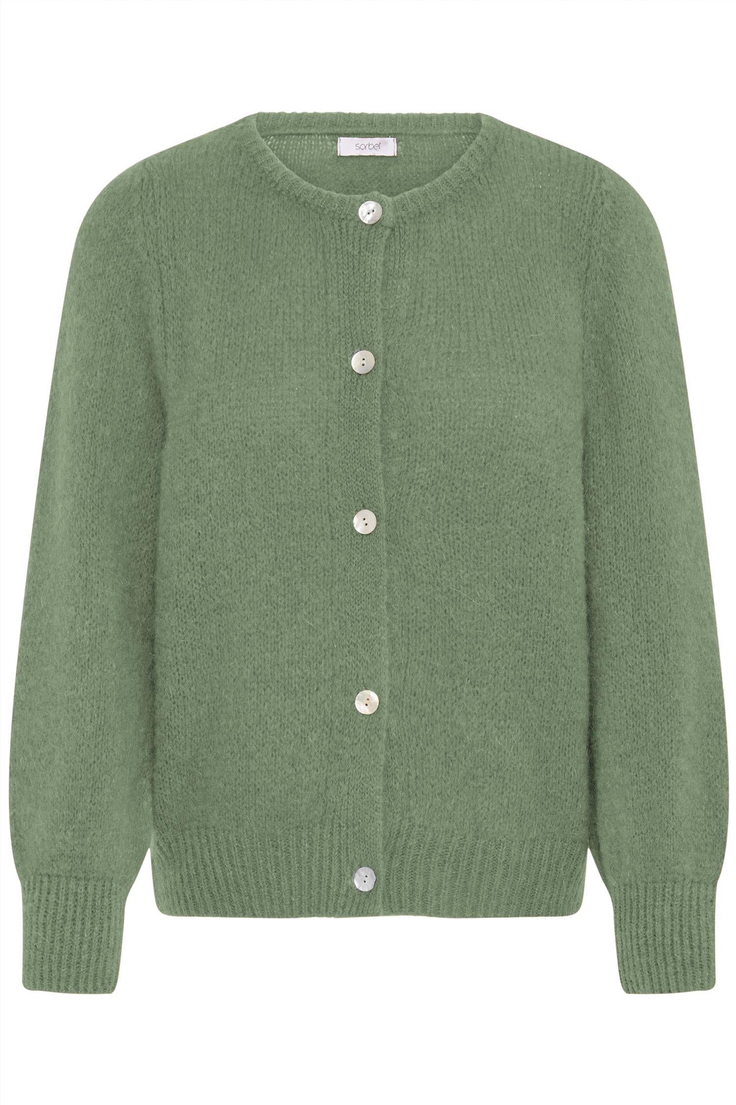Sbgulvig Knit Cardigan Comfrey