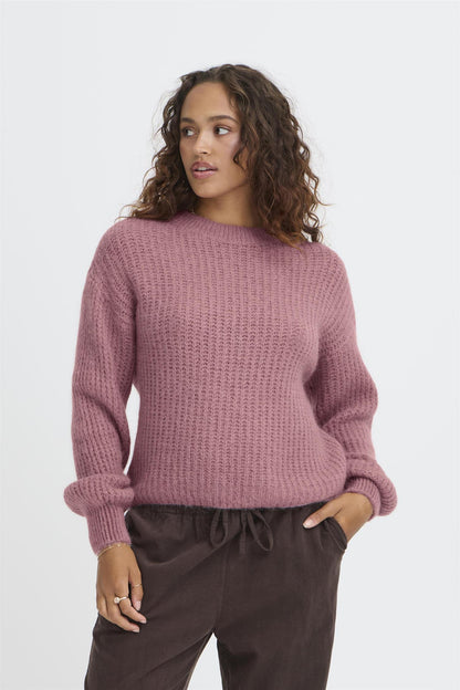 Sbgulvig Bellis Knit Blouse Nostalgia Rose