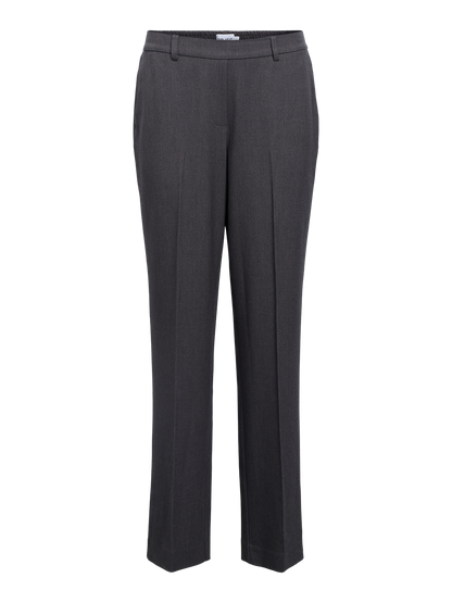 Objlisa Mw Straight Pant Noos Mellomgrå