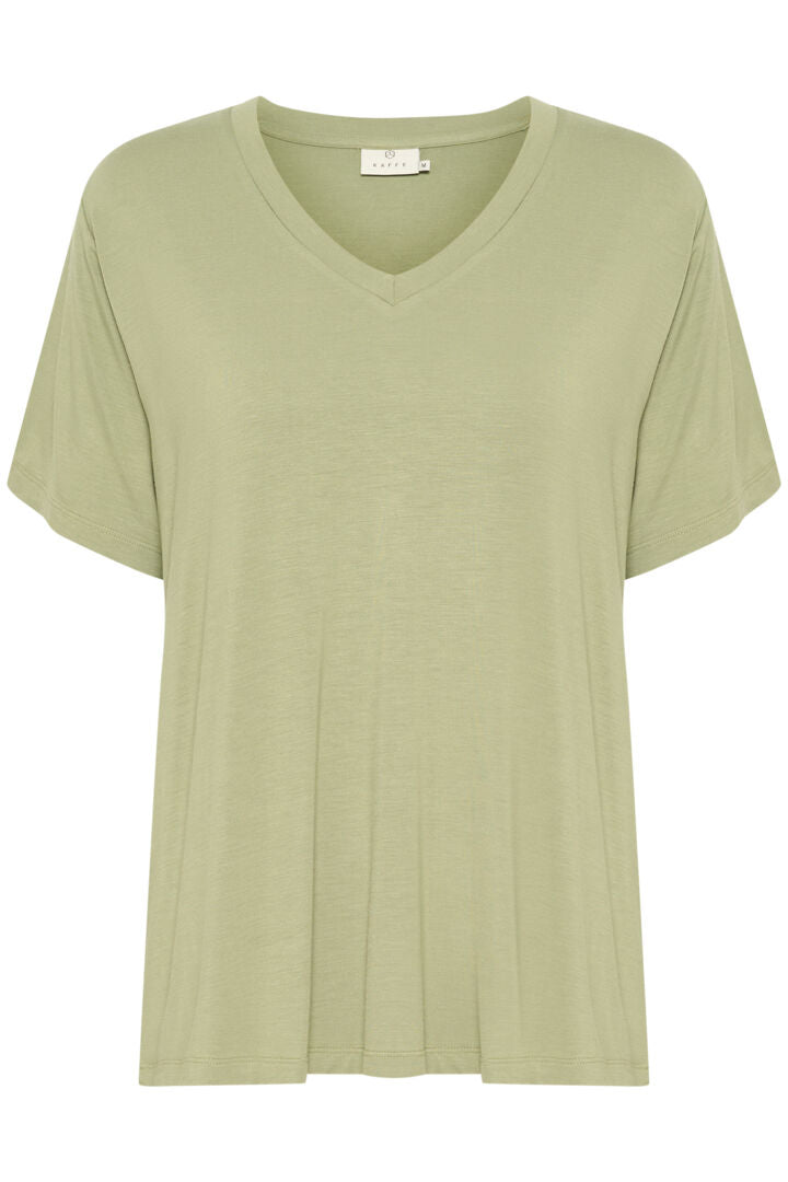 KAfrida V-neck T-Shirt Grønn