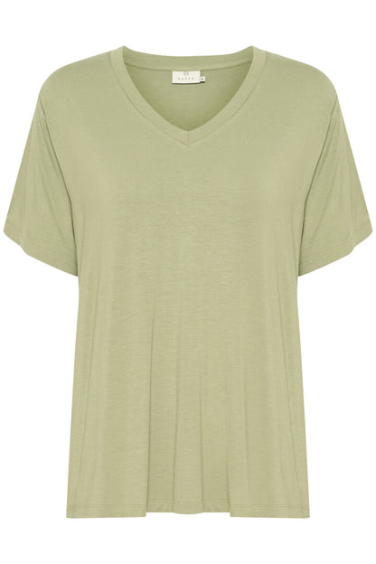 KAfrida V-neck T-Shirt Grønn