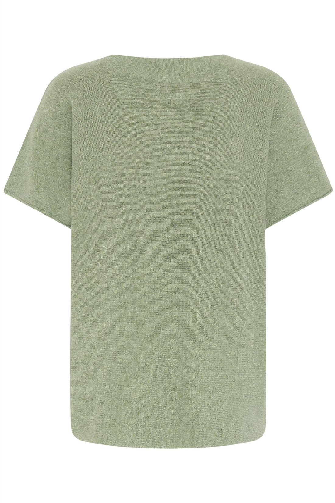 Sbinnova Half Sl Knit Blouse Comfrey