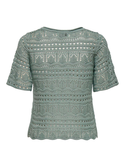 JDYSUN LAY 2/4 PULLOVER KNT Grønn