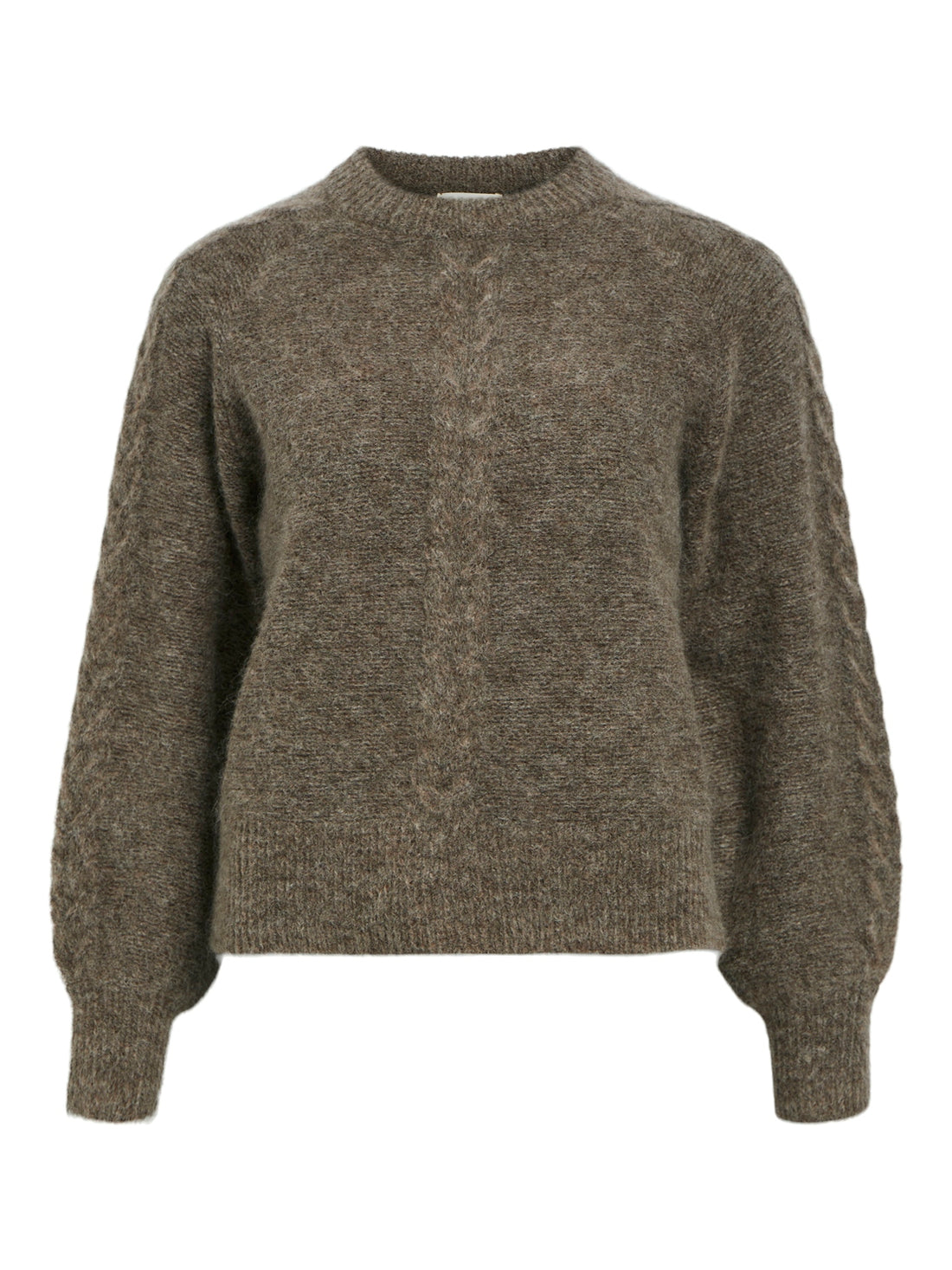 OBJNETE LO KNIT PULLOVER NOOS Mellomgrå