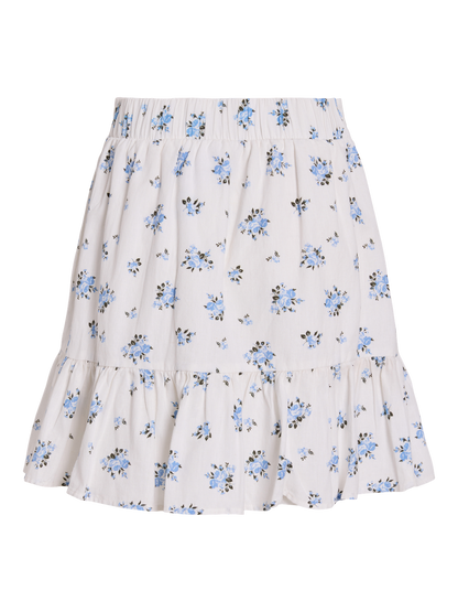 VIELLA MIA HW SHORT SKIRT/LN Mellomblå