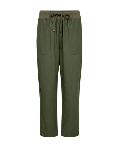 FQLAVA-PANTS linbukse Grønn