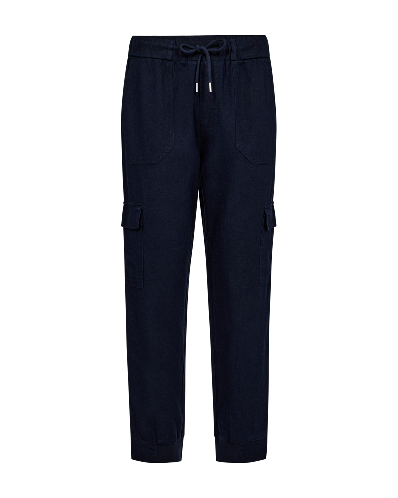 FQLAVA-PANT CARGO linbukse Marine