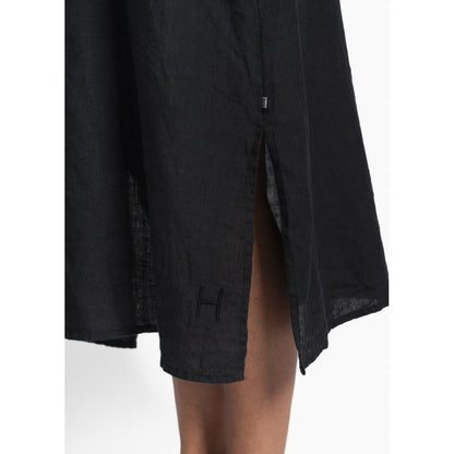 SARI Linen Dress Svart