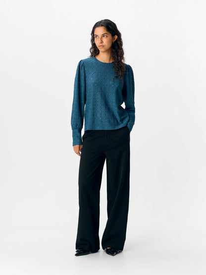 Objlaila L/s Re Top Noos Mørkeblå