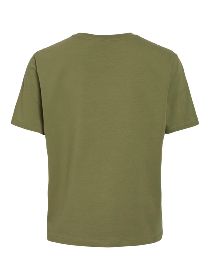 VINORA S/S T-SHIRT - NOOS Mørkegrønn