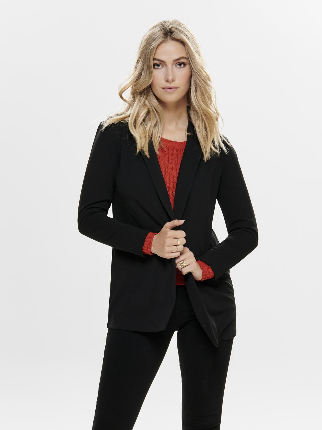 JDYGEGGO LIFE L/S BLAZER JRS NOOS Sort