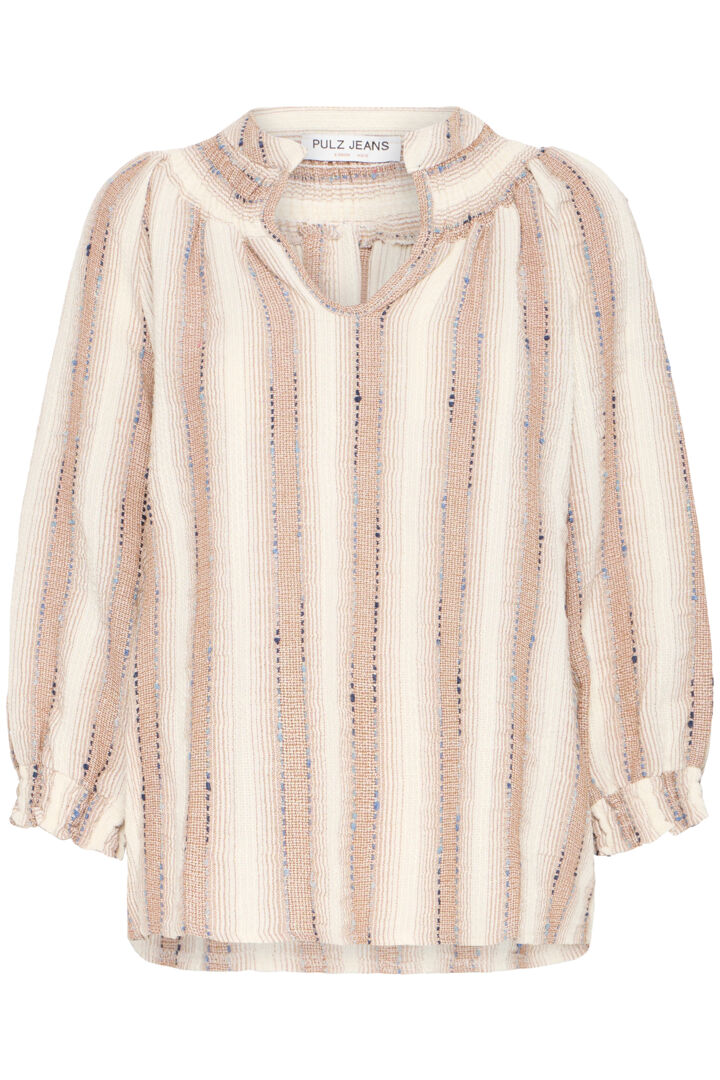 PZHALLIE BLOUSE Beige