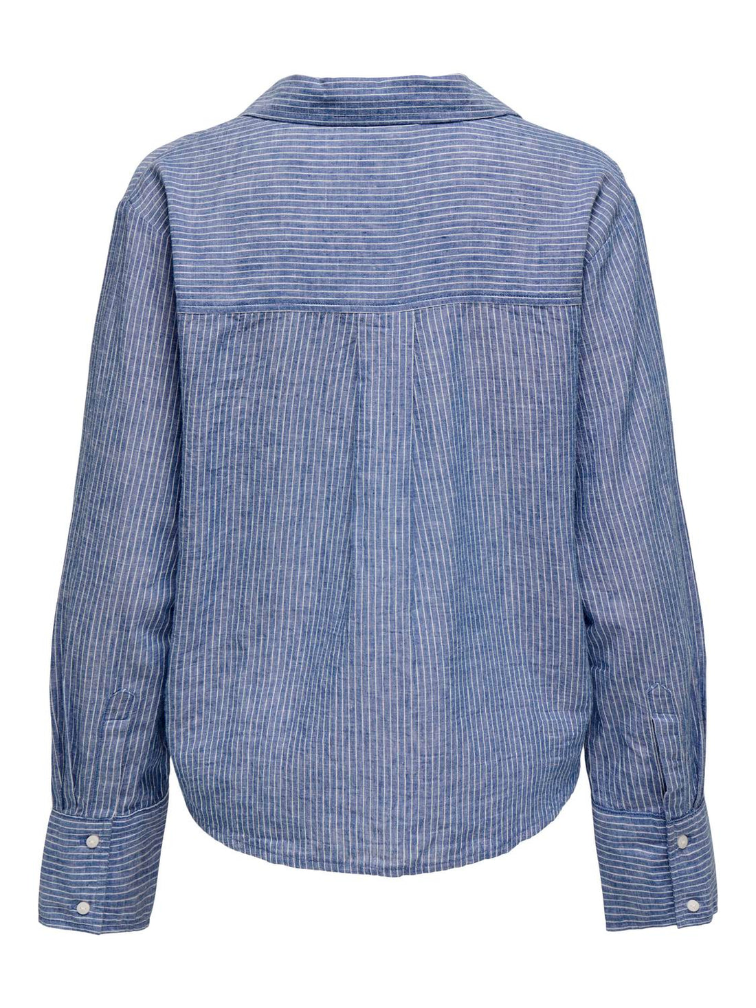 JDYMILA L/S LOOSE LINEN SHIRT WVN Blå