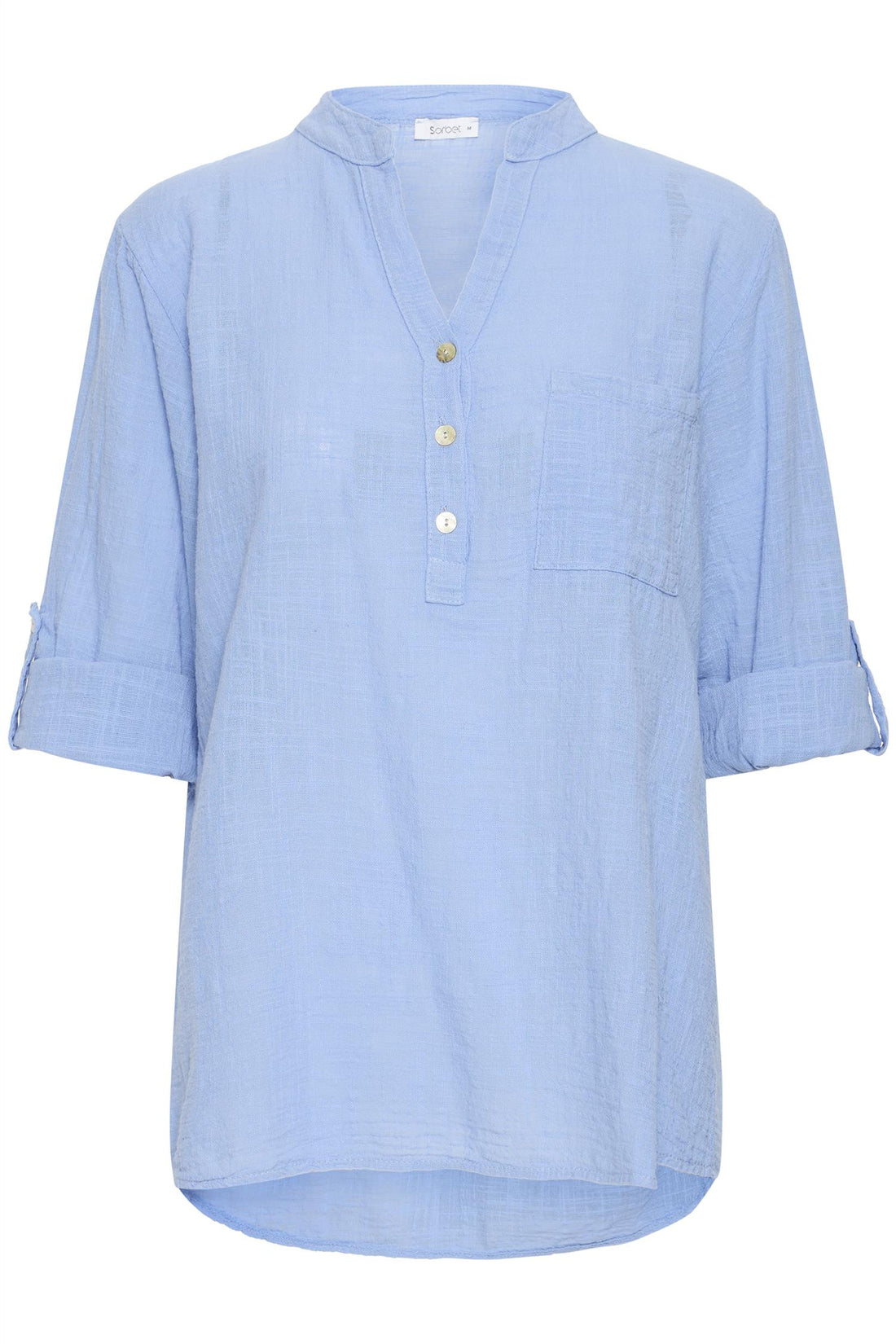 SBALEXA SOLID BLOUSE 2 Marina