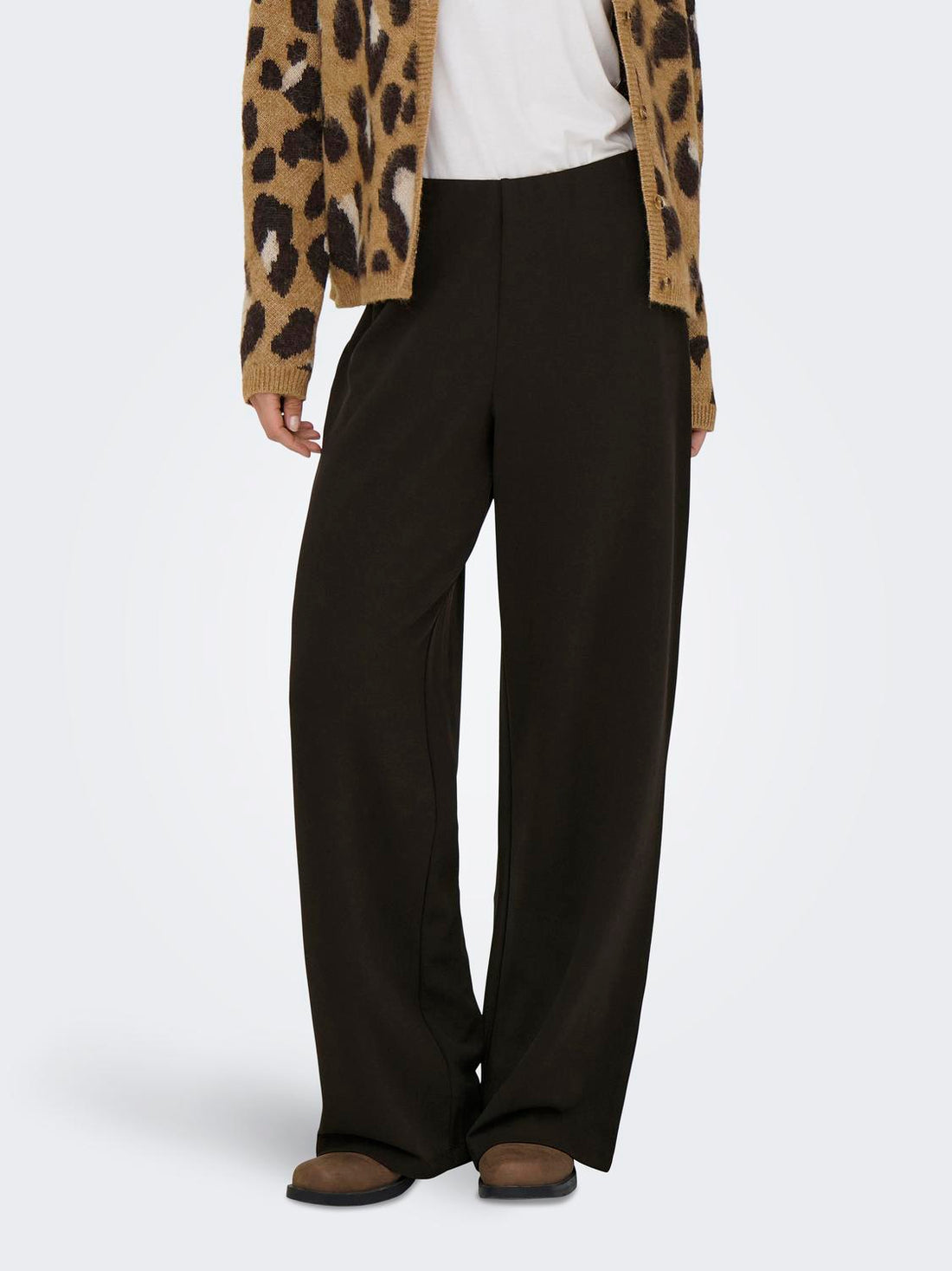 Jdygeggo Life Wide Pant Jrs Mørkebrun