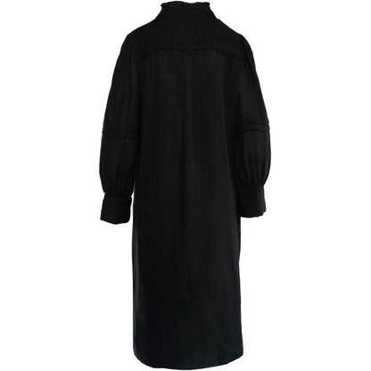 SARI Linen Dress Svart