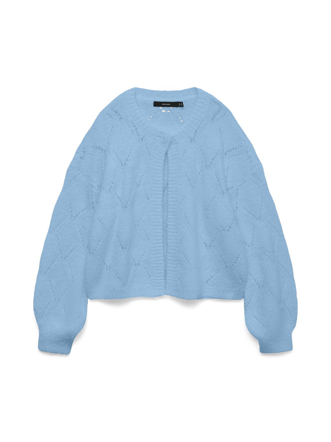 VMNOVAH LS BUTTON CARDIGAN EXP Lyseblå
