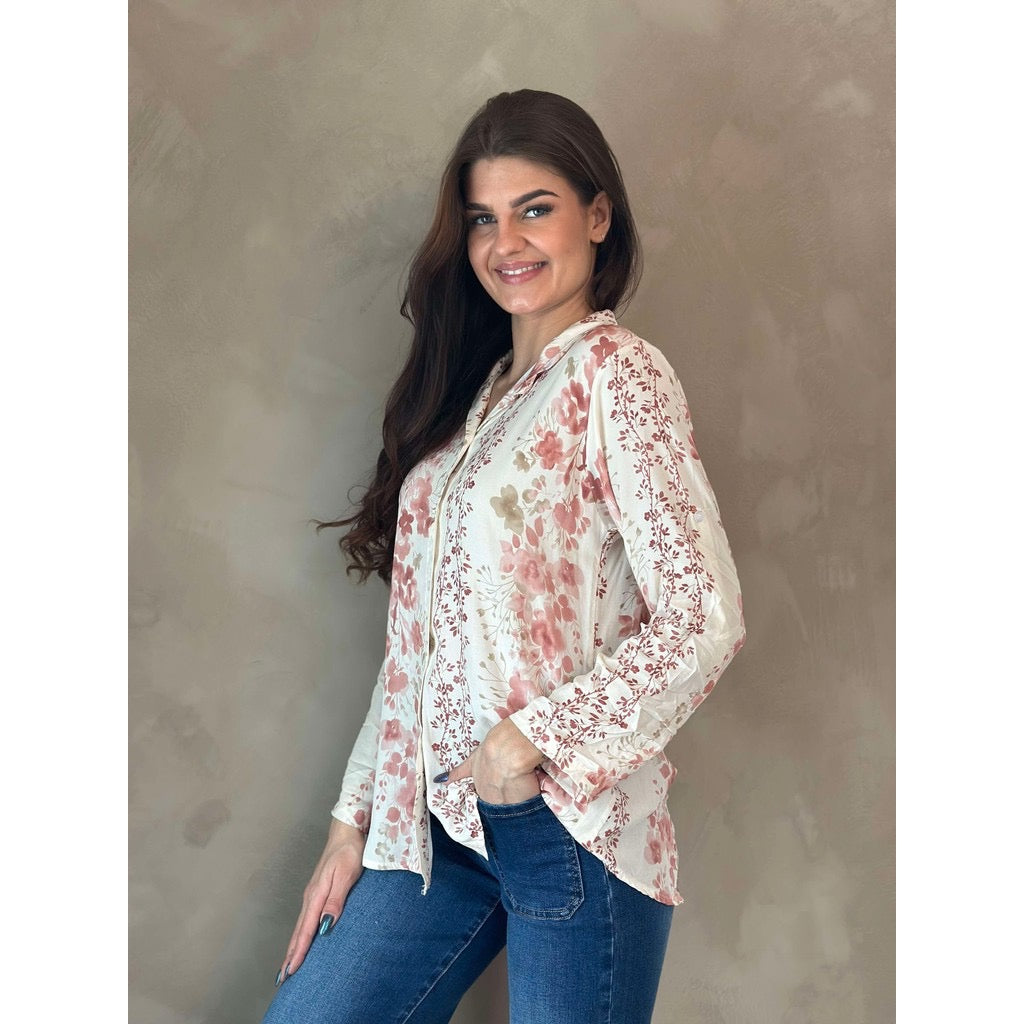 Floria bluse Lys Rosa