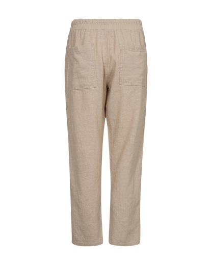 FQLAVA-PANTS linbukse Sand