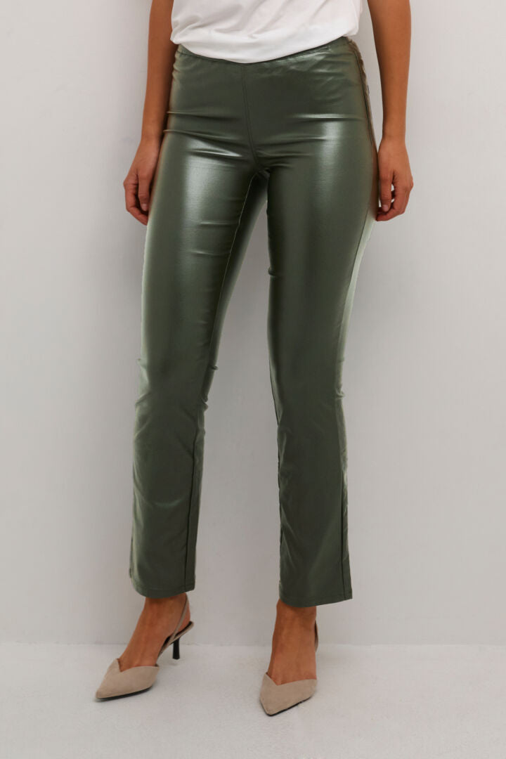 KAada flared jepants Army Grønn