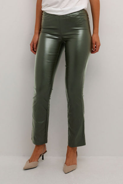 KAada flared jepants Army Grønn