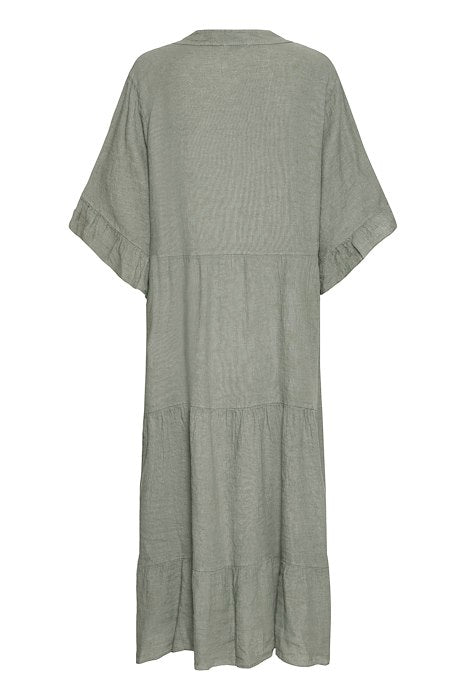 SBFONTANELLE LONG DRESS Dusty Olive