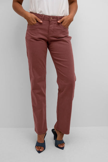 CRANN straight leg twill - coco fit Brun