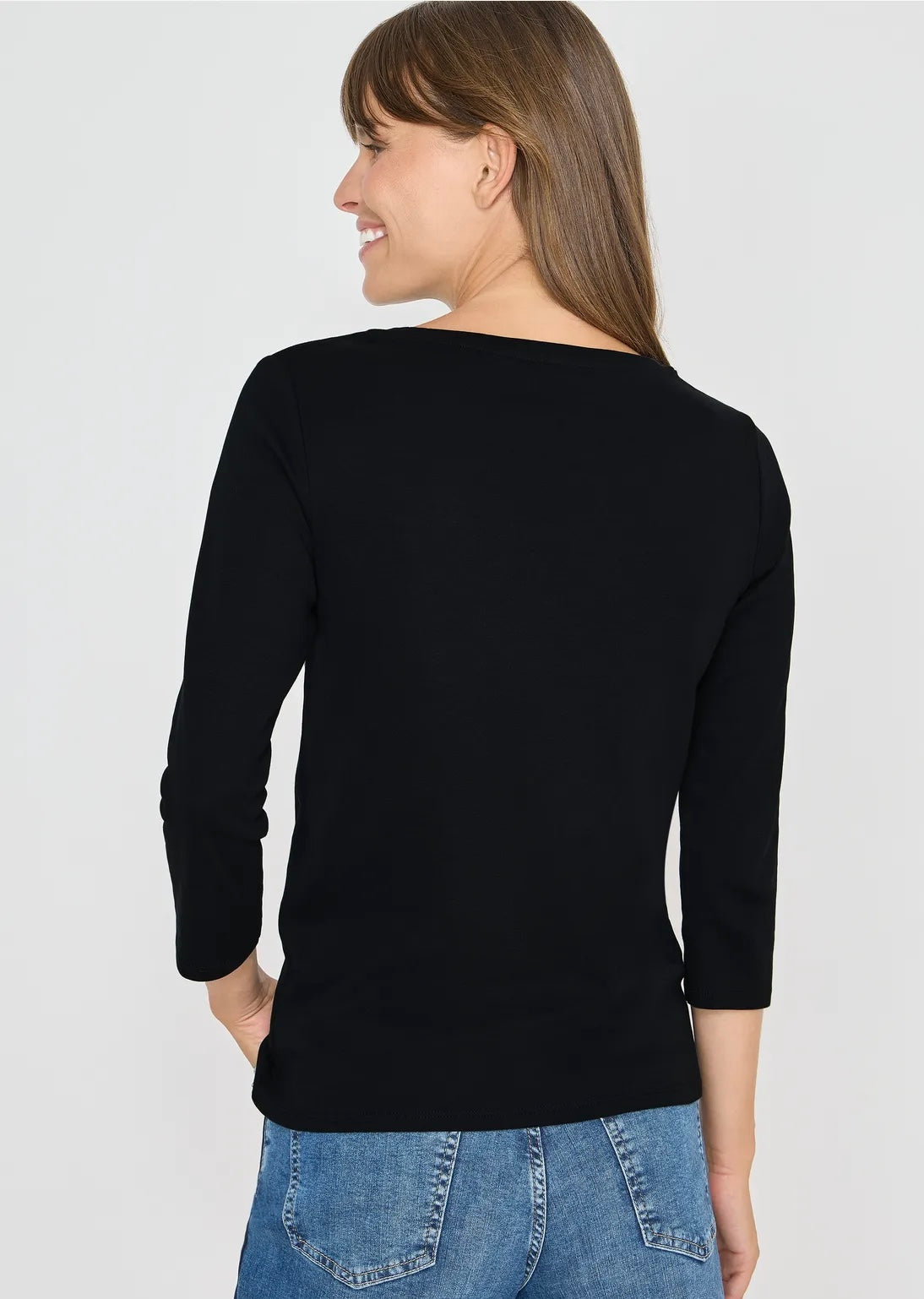 Basic boatneck Svart