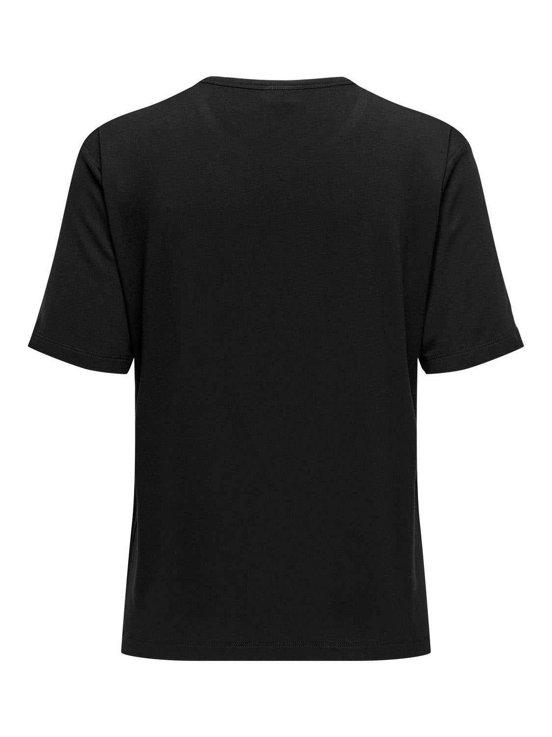 JDYMILA S/S O-NECK TOP JRS Sort