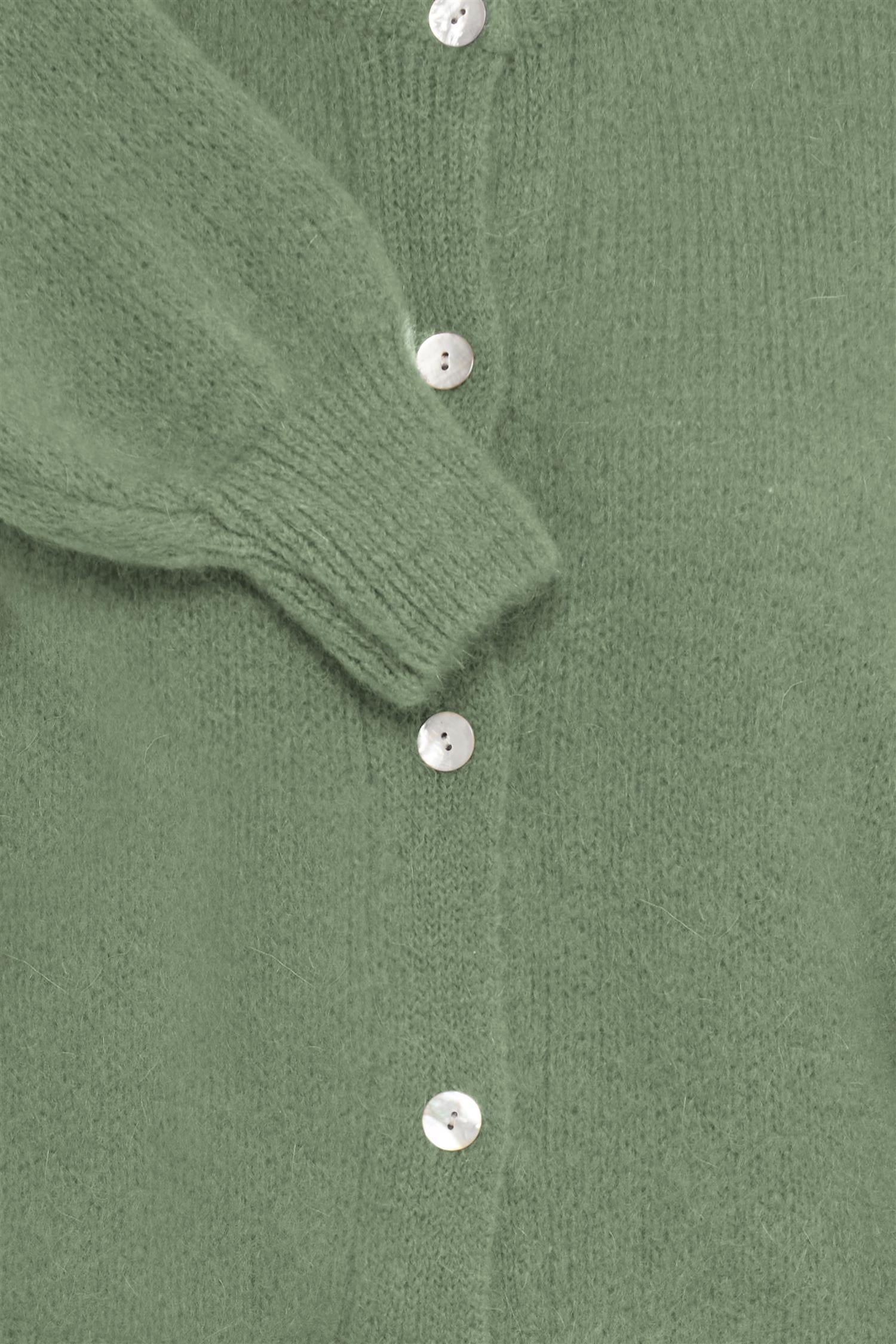 Sbgulvig Knit Cardigan Comfrey