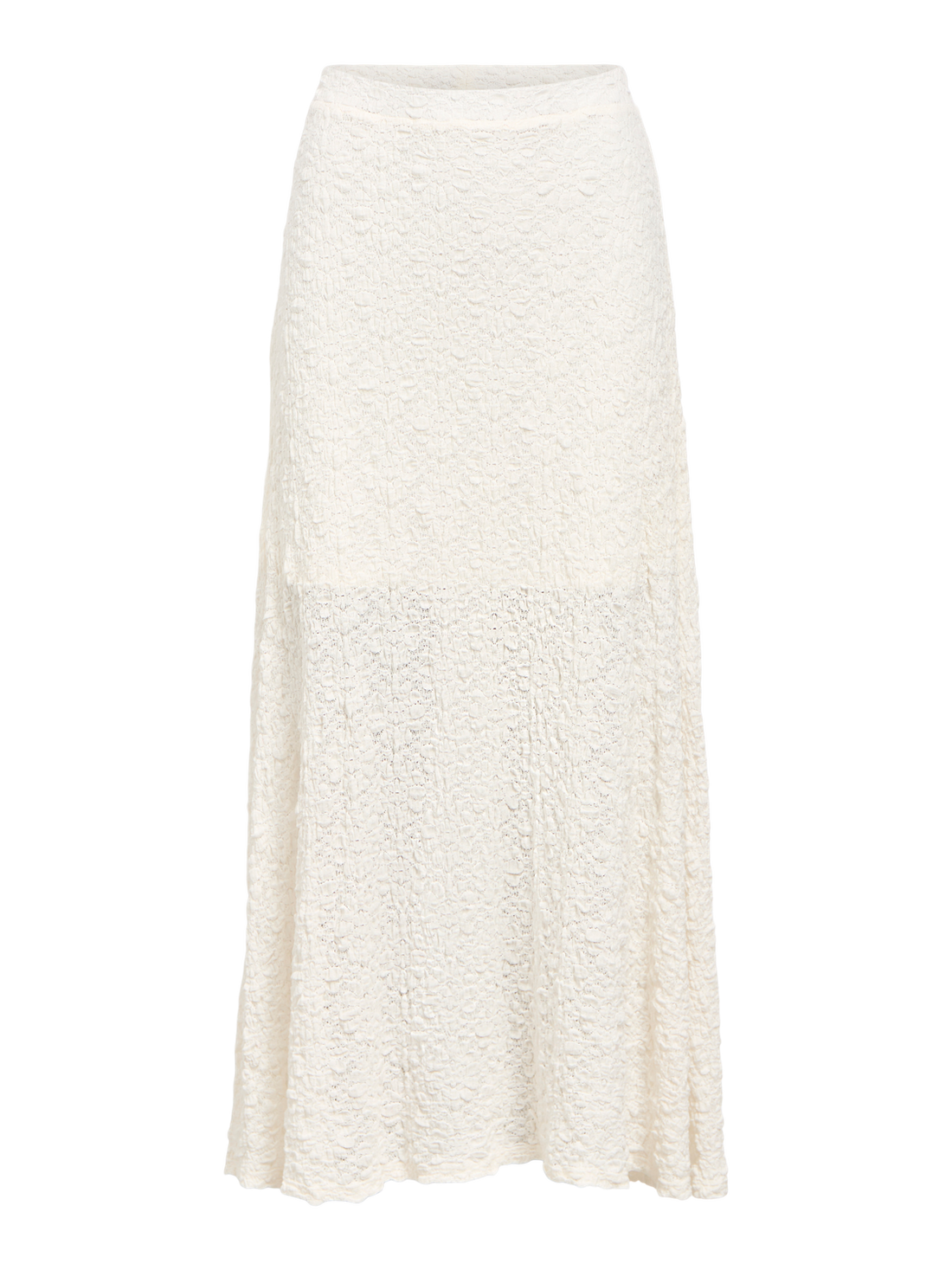 OBJMILIKA RE LONG HW SKIRT 138 Hvit