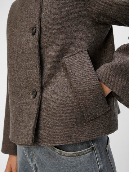 Objriki Re Short Jacket Noos Mellomgrå