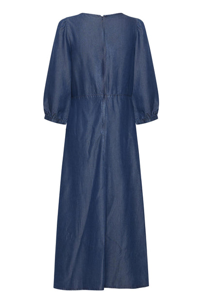 Pzsevielle Dress Un-Washed Denim