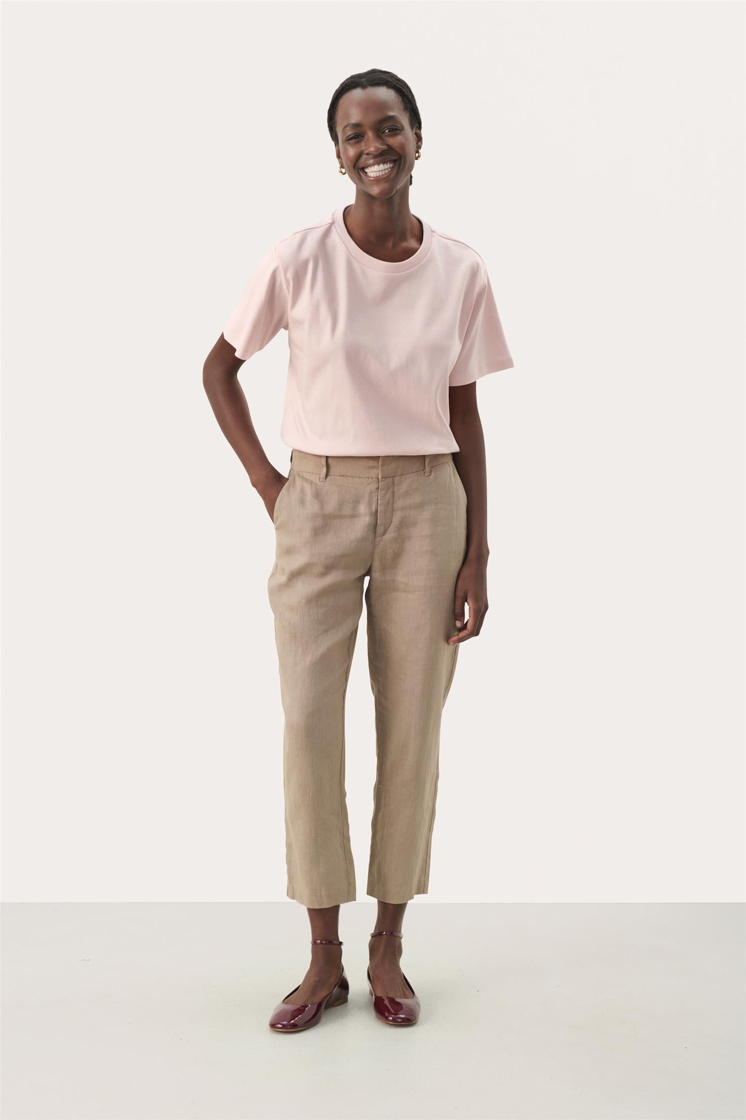 SoffePW PA linbukse Beige