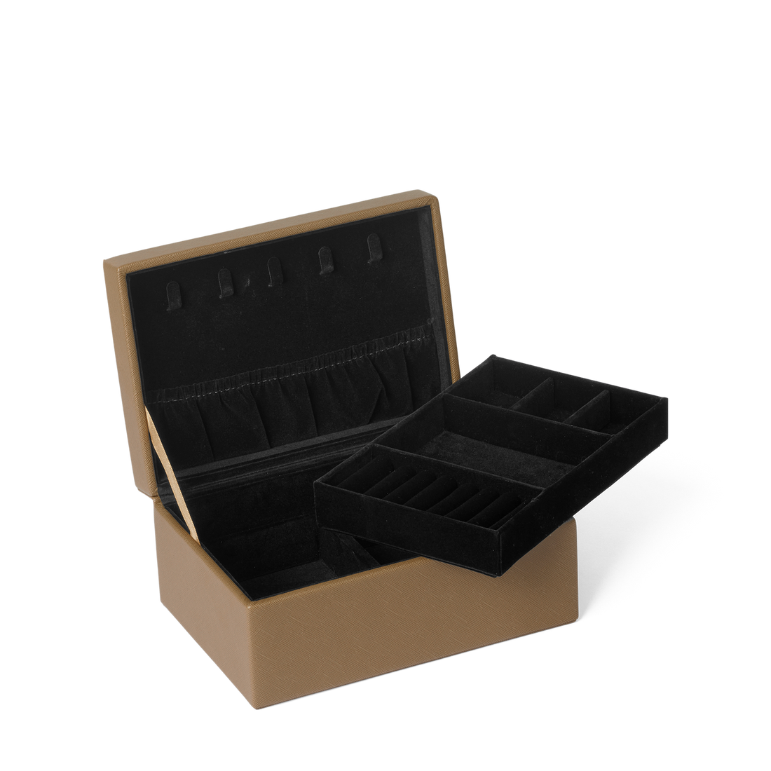 Day Saffiano Jewelry Box Medium Beige