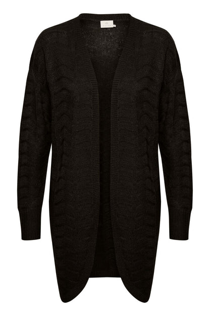 KAEMRIA  KNIT CARDIGAN Svart