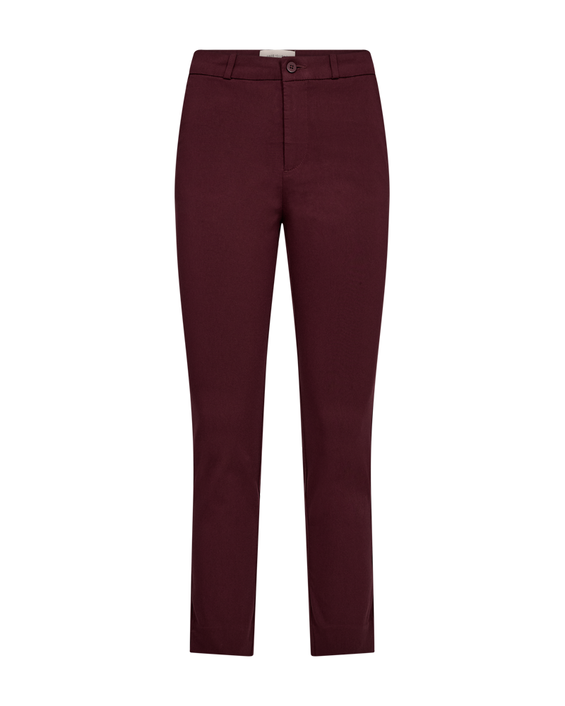 FQSolvej ankel pant Burgunder