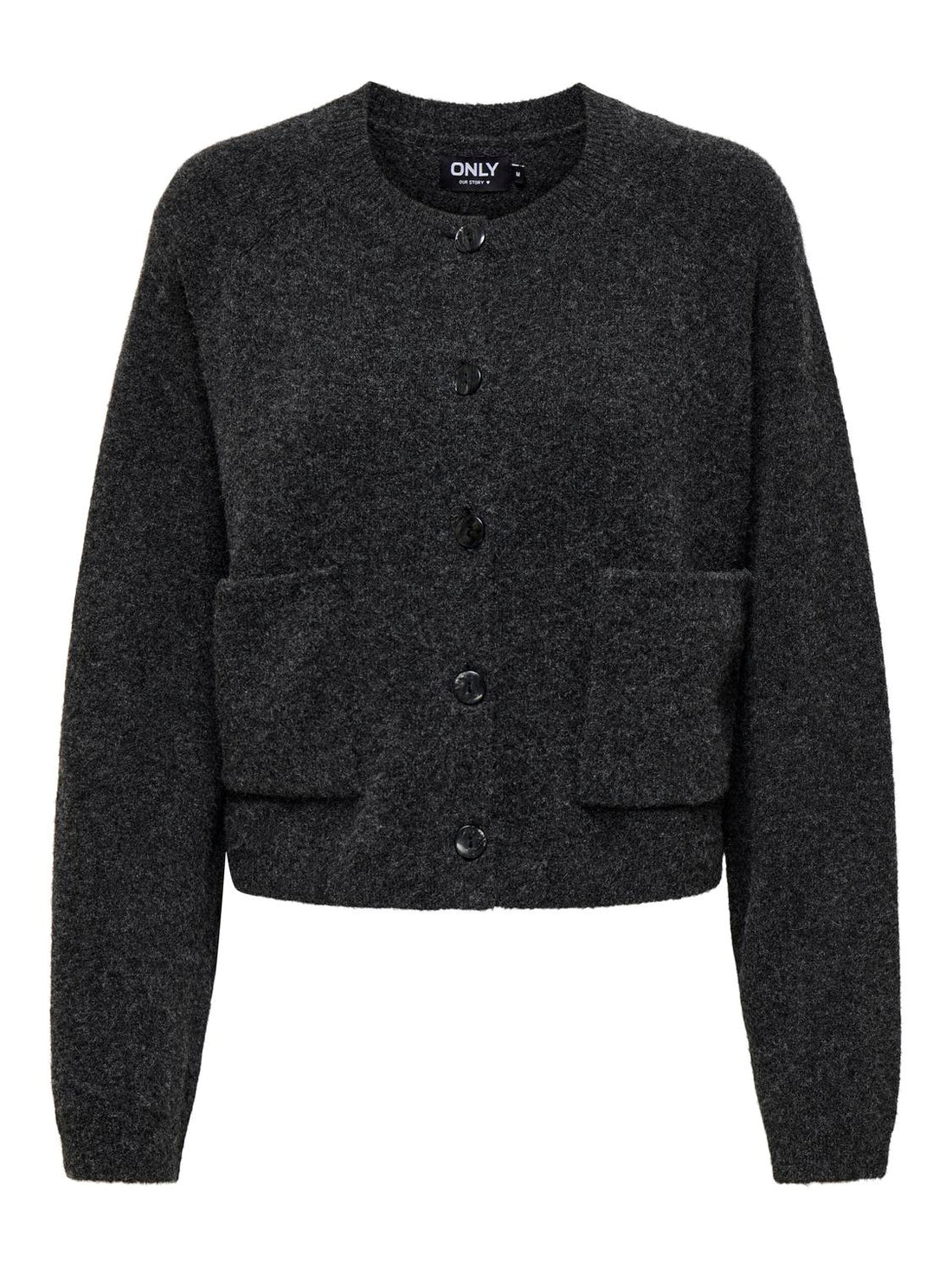 Onlpiemonte L/s Cardigan Knt Noos Mørkegrå