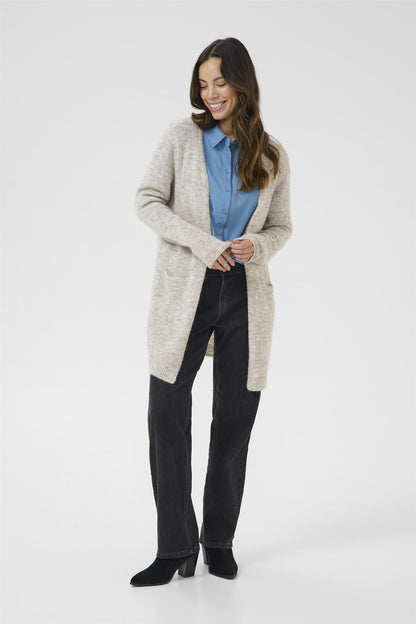 Crblu Kaitlyn Cardigan Light Grey Melange