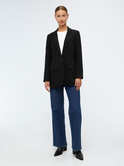 OBJSIGRID L/S BLAZER Svart