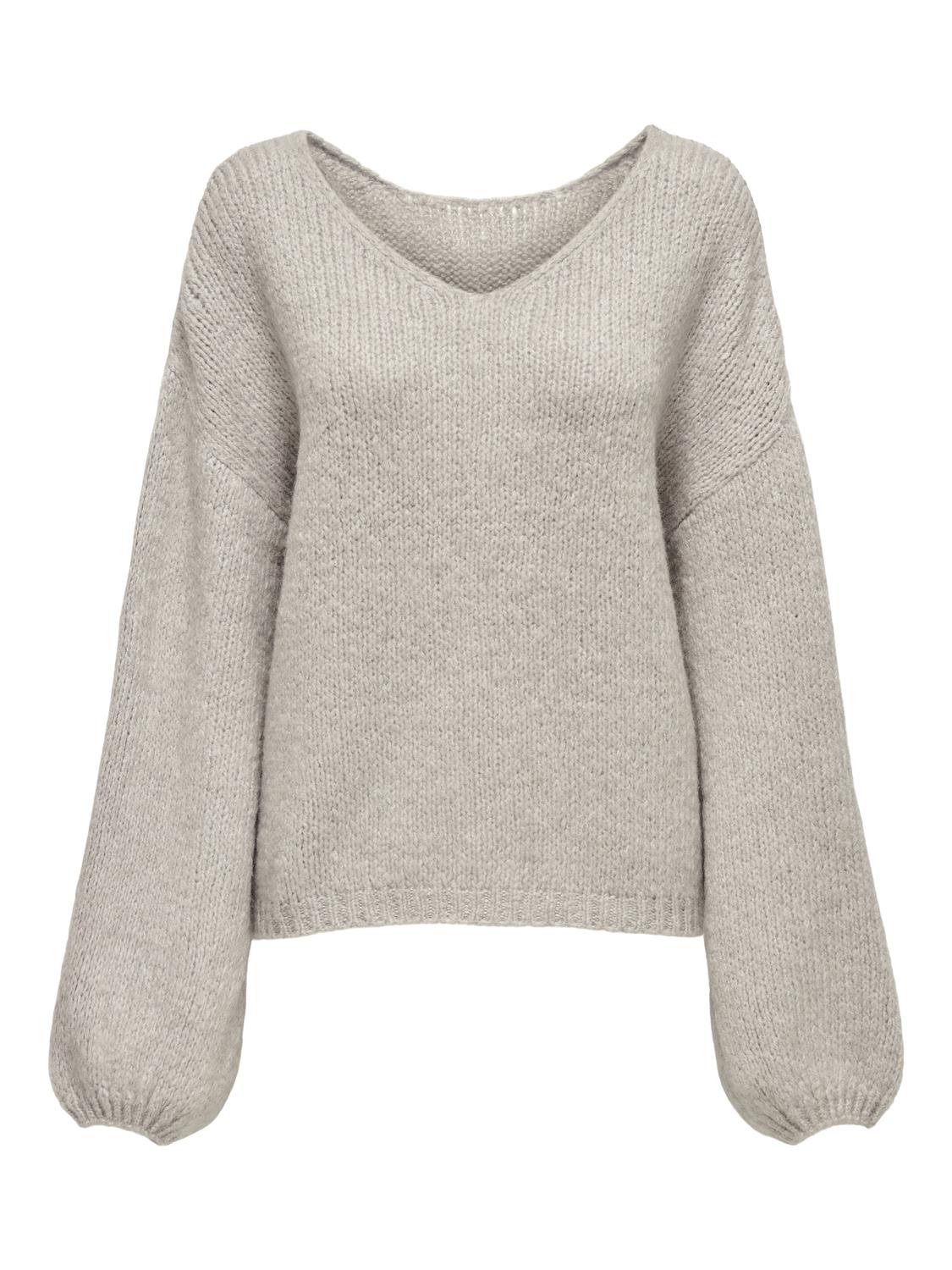 JDYDINEA L/S REVERSIBLE PULLOV. KNT NOOS Beige