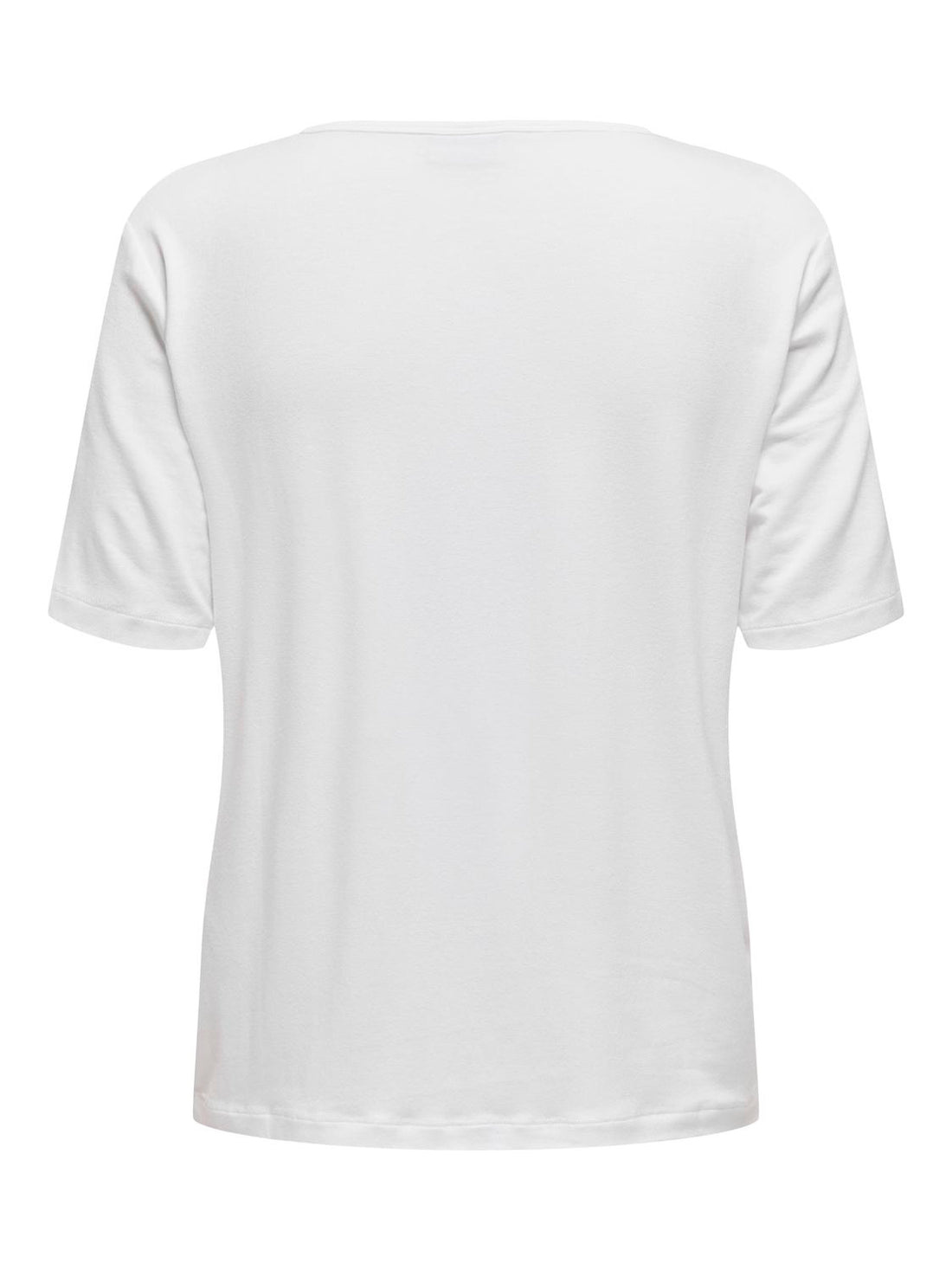 JDYMILA S/S O-NECK TOP JRS Hvit